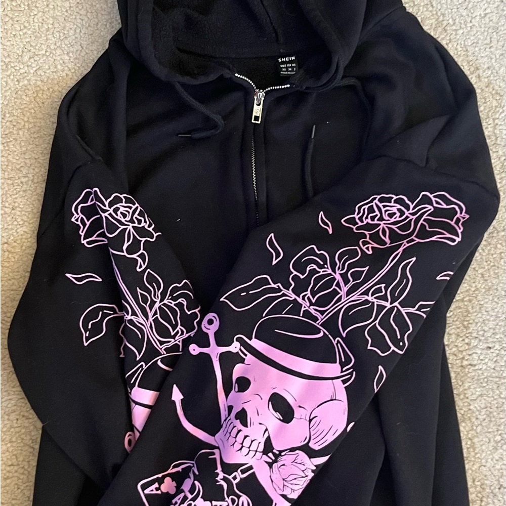 Women’s SHEIN zippered sweat shirt size XS
